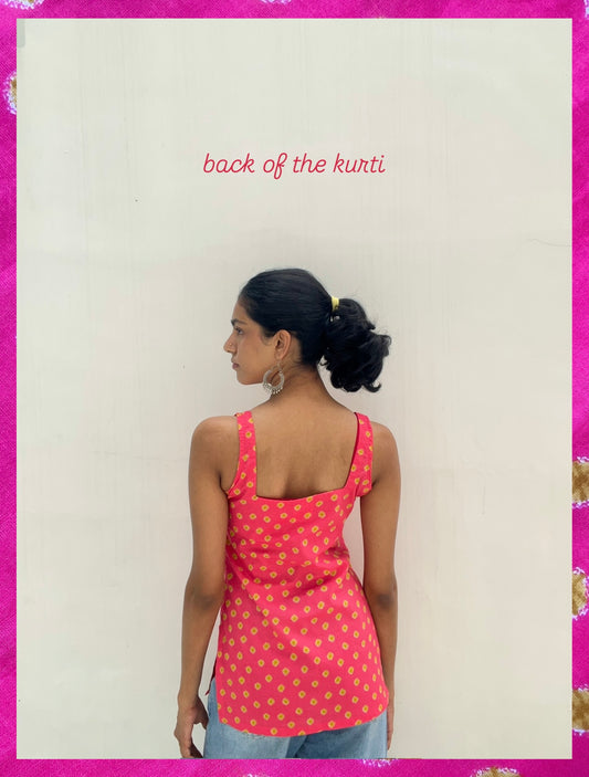 कमल फूल कुर्ती