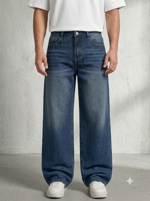 Navy Blue Wash Denim