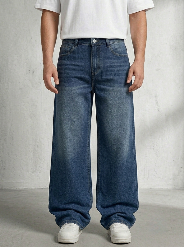 Navy Blue Wash Denim