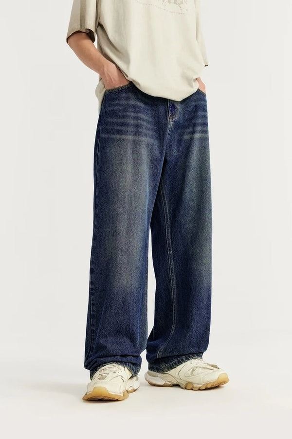 Navy Blue Wash Denim