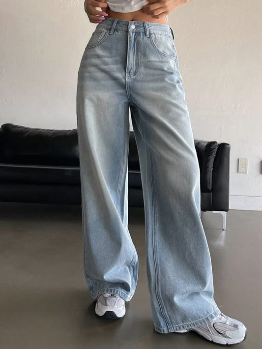 LIGHT BLUE WASH DENIM